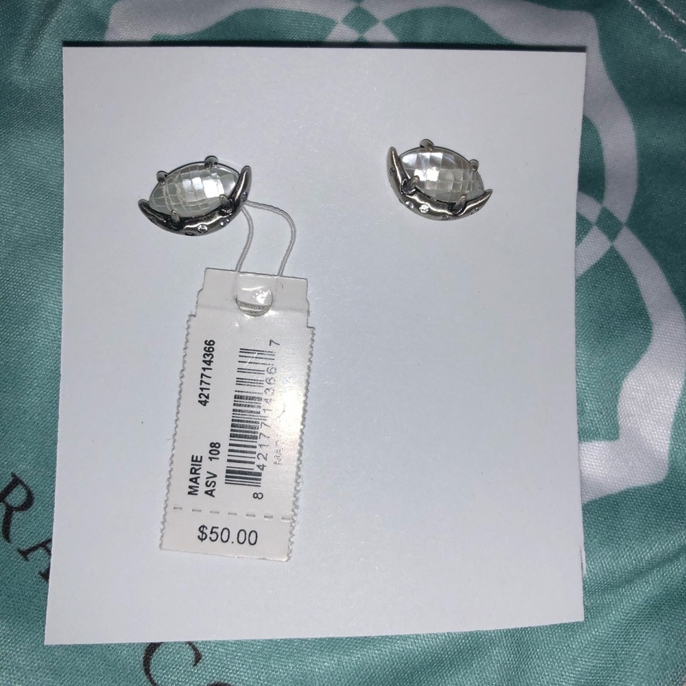 Kendra Scott Marie Earrings in Antique Silver